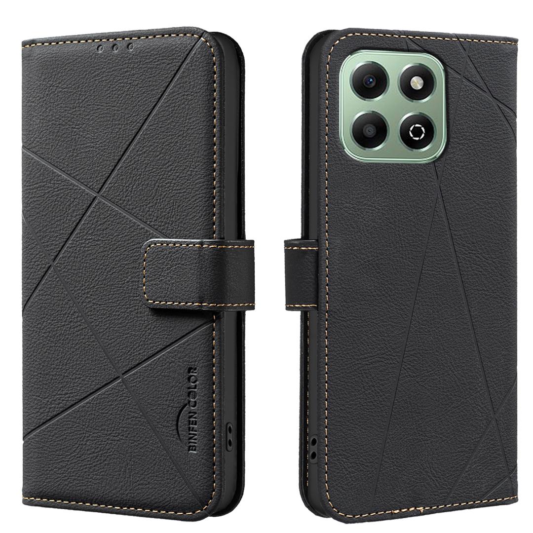 For Honor X6b 4G Case BINFEN COLOR BF35 Geometry Imprinted Leather Phone Cover RFID Blocking Wallet Stand Black
For Honor X6b 4G Case BINFEN COLOR BF35 Geometry Imprinted Leather Phone Cover RFID Blocking Wallet Stand Black