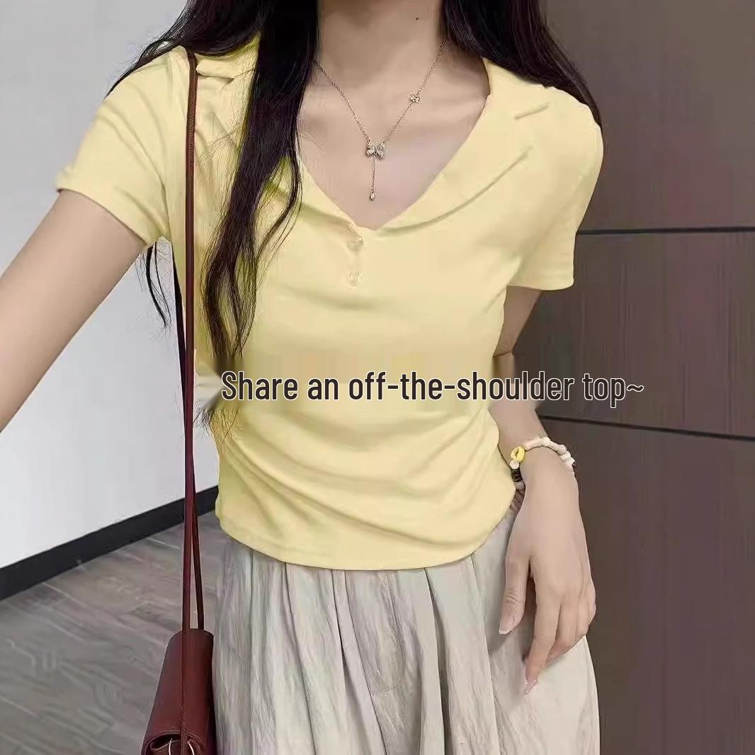 Dopamine Women s Slim Fit Ruched Polo Shirt - Summer 2025 Short Sleeve Cropped Lapel Top Extra Large
Dopamine Women s Slim Fit Ruched Polo Shirt - Summer 2025 Short Sleeve Cropped Lapel Top Extra Large