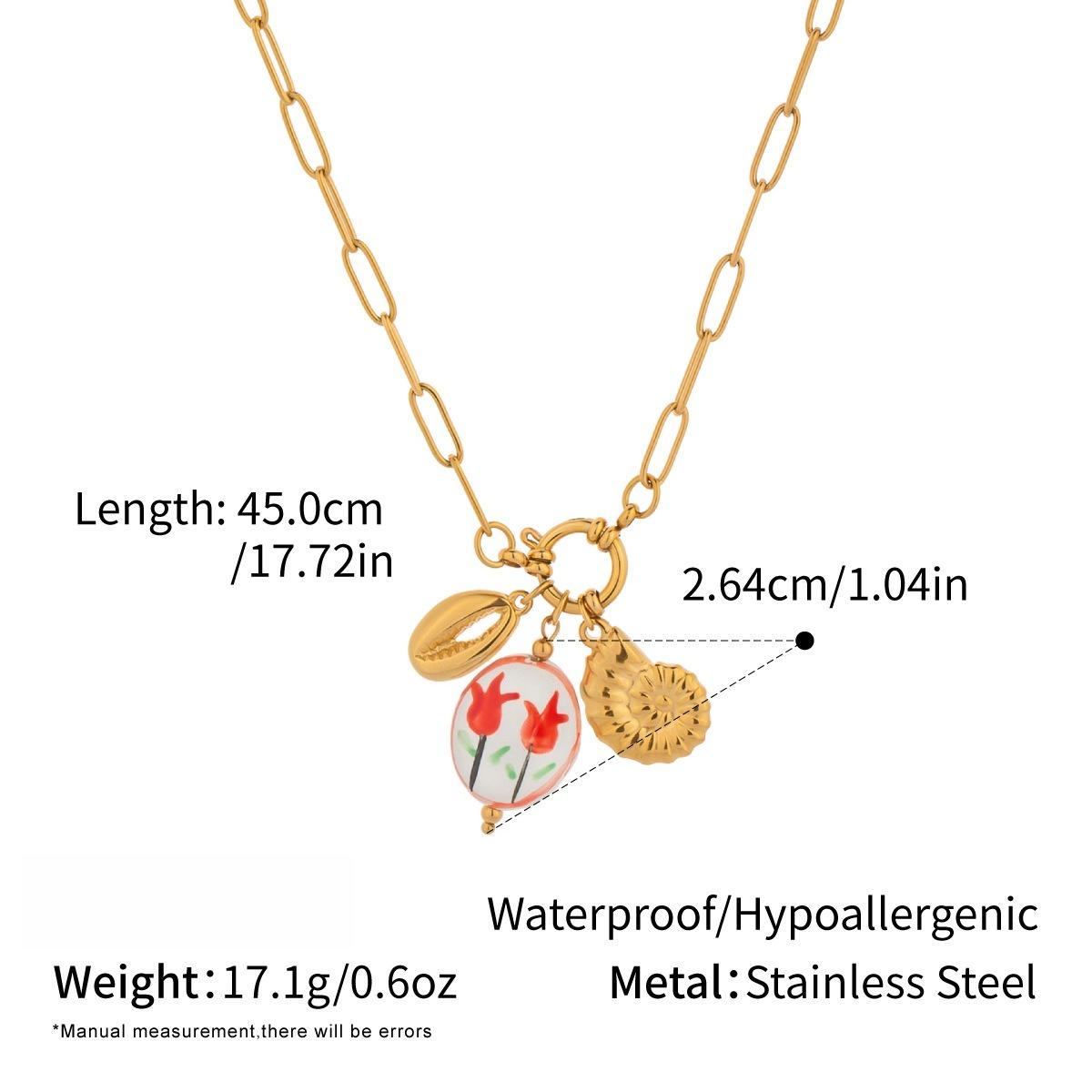 Yori European and American Fashion Stainless Steel Turtle Starfish Removable DIY Pendant Necklace for Women 18k PVD Plated
Yori European and American Fashion Stainless Steel Turtle Starfish Removable DIY Pendant Necklace for Women 18k PVD Plated