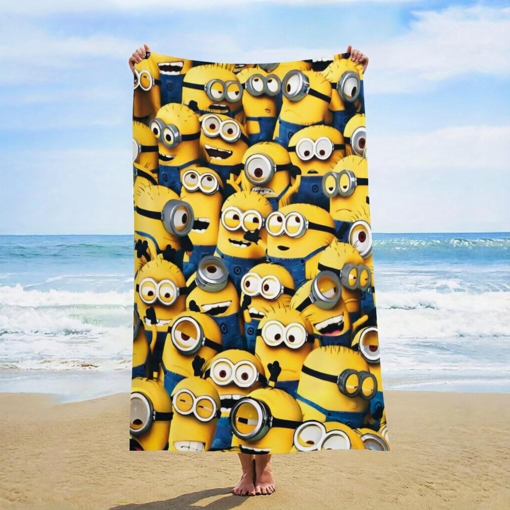 1pc Minions Cute Carto Beach Towel, Super Absorbent Lightweight, Ideal for Kids Adults Pool Beach Travel Bath Home Daily Use W40*H60(CM)
1pc Minions Cute Carto Beach Towel, Super Absorbent Lightweight, Ideal for Kids Adults Pool Beach Travel Bath Home Daily Use W40*H60(CM)