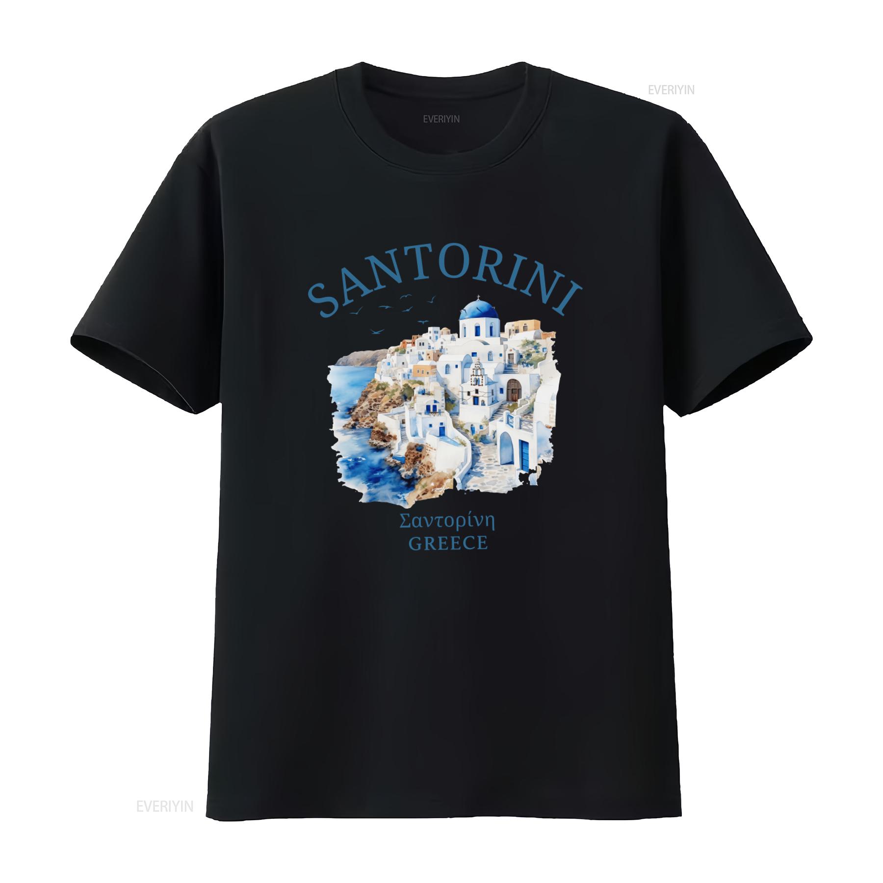 Santorini Greece Soft Comfortable T shirt Greek Island Clothes vintage Washed Casual Top For Everyday Wear streetwear homme 4XL
Santorini Greece Soft Comfortable T shirt Greek Island Clothes vintage Washed Casual Top For Everyday Wear streetwear homme 4XL