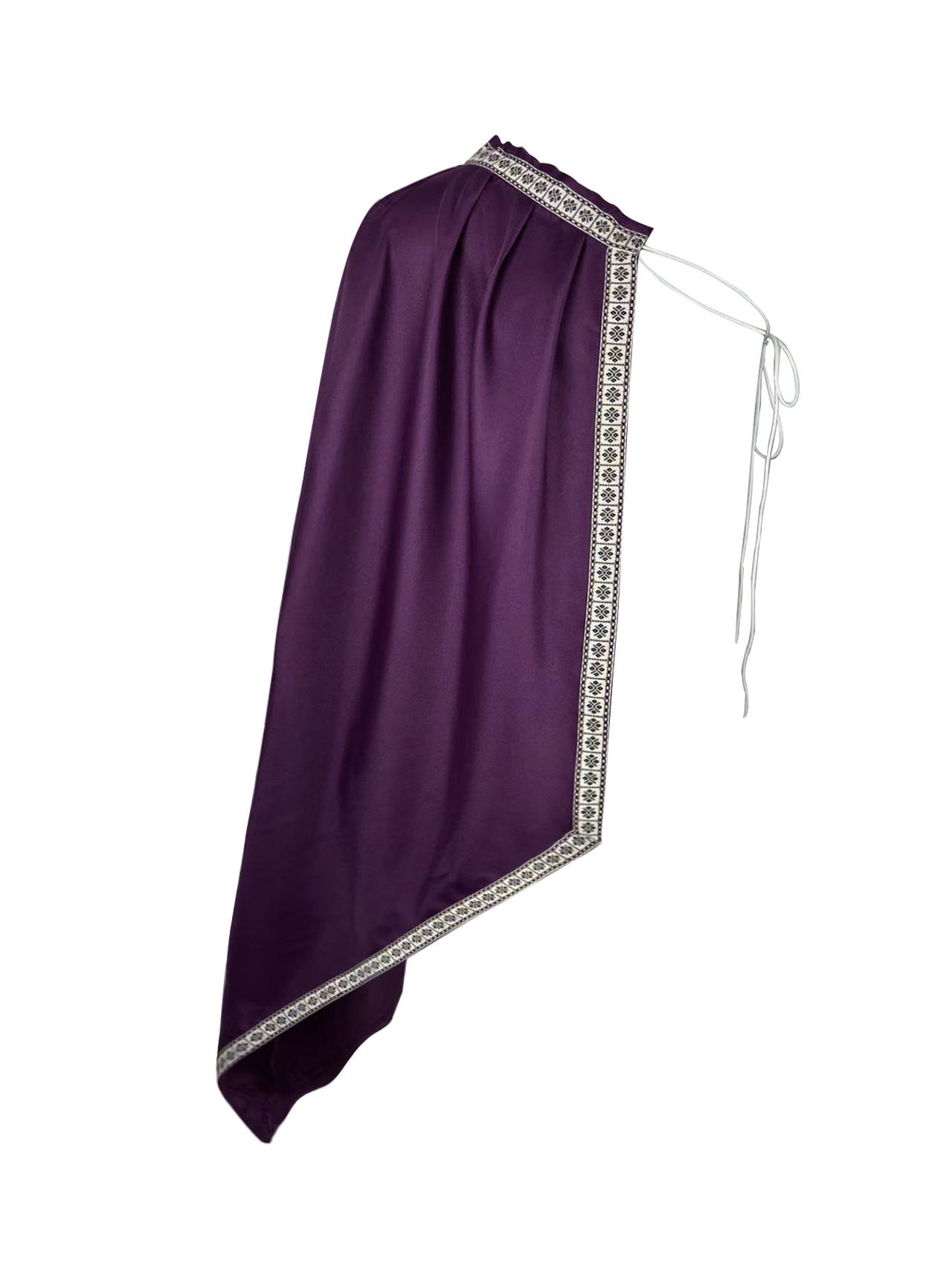 Medieval Renaissance Half-Shoulder Cloak for LARP & Halloween One Size фиолетовый
Medieval Renaissance Half-Shoulder Cloak for LARP & Halloween One Size фиолетовый