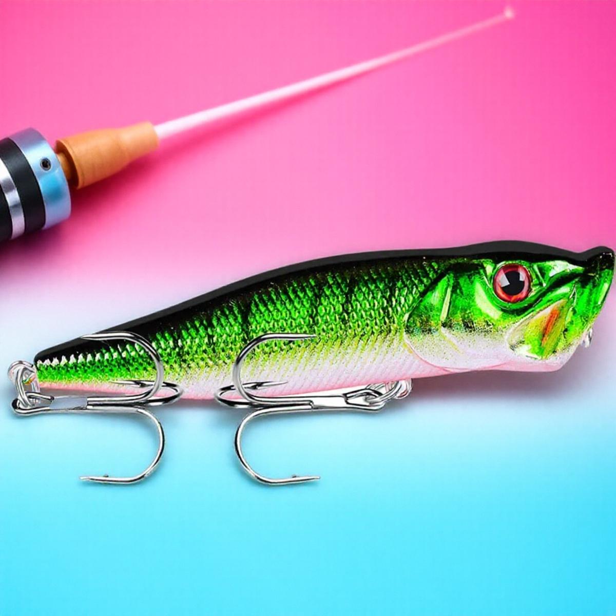 Hot Selling Popper Lure Fishing Tackle Bait Tools Topwater Hard Lure for Bass Trout Saltwater Freshwater Fishing Accessories
Hot Selling Popper Lure Fishing Tackle Bait Tools Topwater Hard Lure for Bass Trout Saltwater Freshwater Fishing Accessories