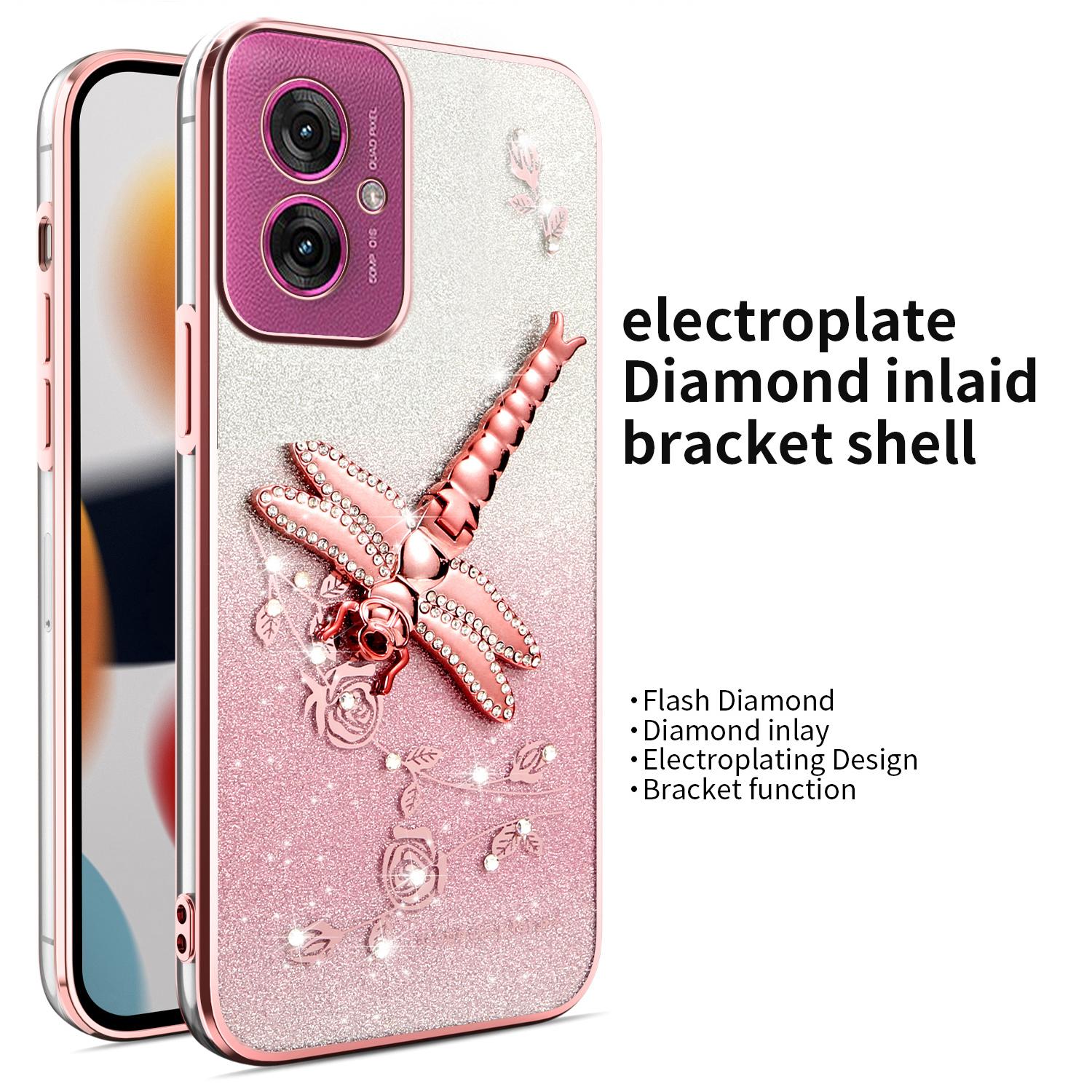 KADEM For Motorola Moto G55 5G Case Dragonfly Kickstand TPU Flowers Glitter Phone Cover Pink
KADEM For Motorola Moto G55 5G Case Dragonfly Kickstand TPU Flowers Glitter Phone Cover Pink