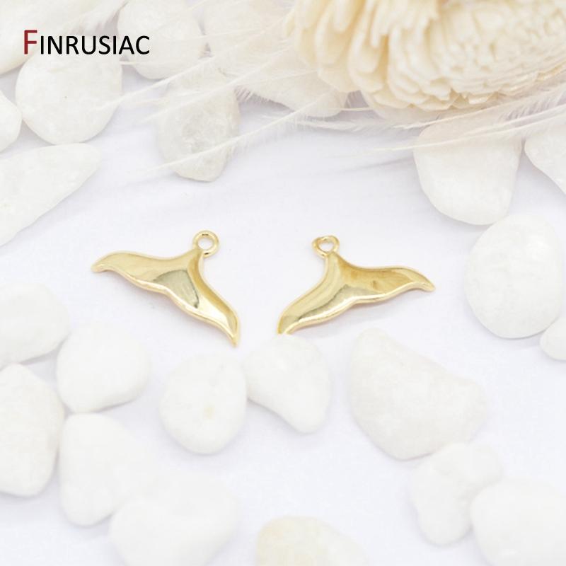 Korean Fashion 14K Real Gold Plated Brass Fishtail Charms For DIY Necklace Bracelet Earrings Pendant Accessories Wholesale 2 pieces
Korean Fashion 14K Real Gold Plated Brass Fishtail Charms For DIY Necklace Bracelet Earrings Pendant Accessories Wholesale 2 pieces
