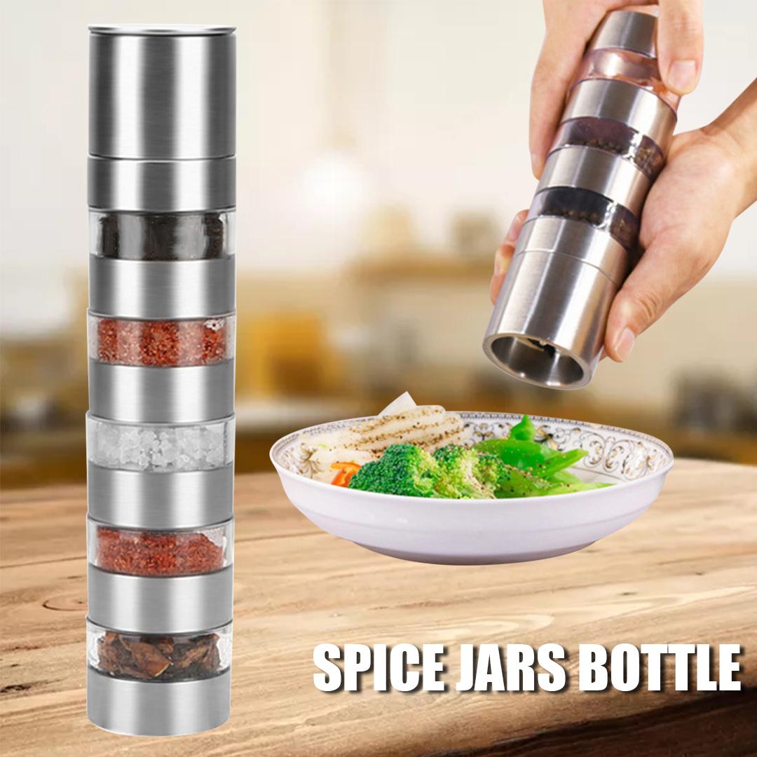 Многослойная мельница для перца PDTO, мельница для соли и перца, шейкер для уличных банок для специй, бутылка
Многослойная мельница для перца PDTO, мельница для соли и перца, шейкер для уличных банок для специй, бутылка