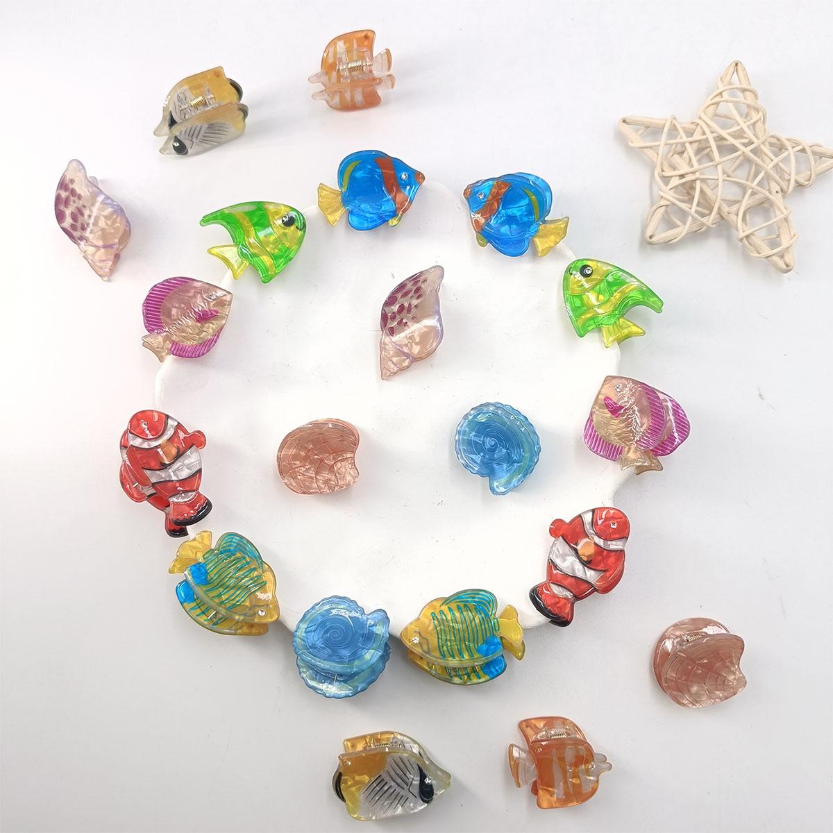 2 PCS/set Personalized Animals Hairpin Acetate Animal Hair Clip Cartoon Fish Mini Hair Claw Hair Accessories Seashell Girls
2 PCS/set Personalized Animals Hairpin Acetate Animal Hair Clip Cartoon Fish Mini Hair Claw Hair Accessories Seashell Girls