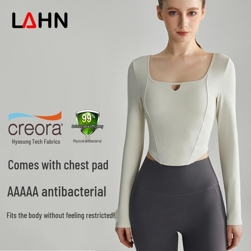 LAHN Женский облегающий топ для йоги с длинным рукавом и встроенными чашечками M
LAHN Женский облегающий топ для йоги с длинным рукавом и встроенными чашечками M