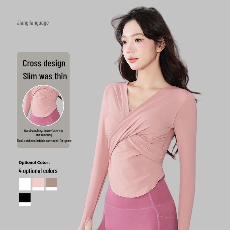Women s Long Sleeve V-Neck Slimming Yoga Top - Quick-Dry, Breathable Sportswear for Dance & Fitness Medium чорний
Women s Long Sleeve V-Neck Slimming Yoga Top - Quick-Dry, Breathable Sportswear for Dance & Fitness Medium чорний