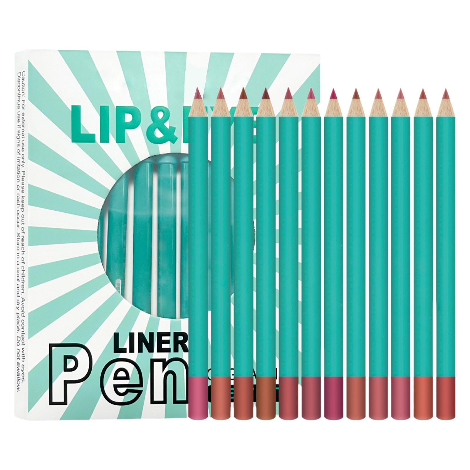 1 Box / 12 Pcs Mixed Matte Long-lasting Lip Liner & Lipstick Pen Set, Creamy Smooth Pigmented Makeup Pencil One Size
1 Box / 12 Pcs Mixed Matte Long-lasting Lip Liner & Lipstick Pen Set, Creamy Smooth Pigmented Makeup Pencil One Size