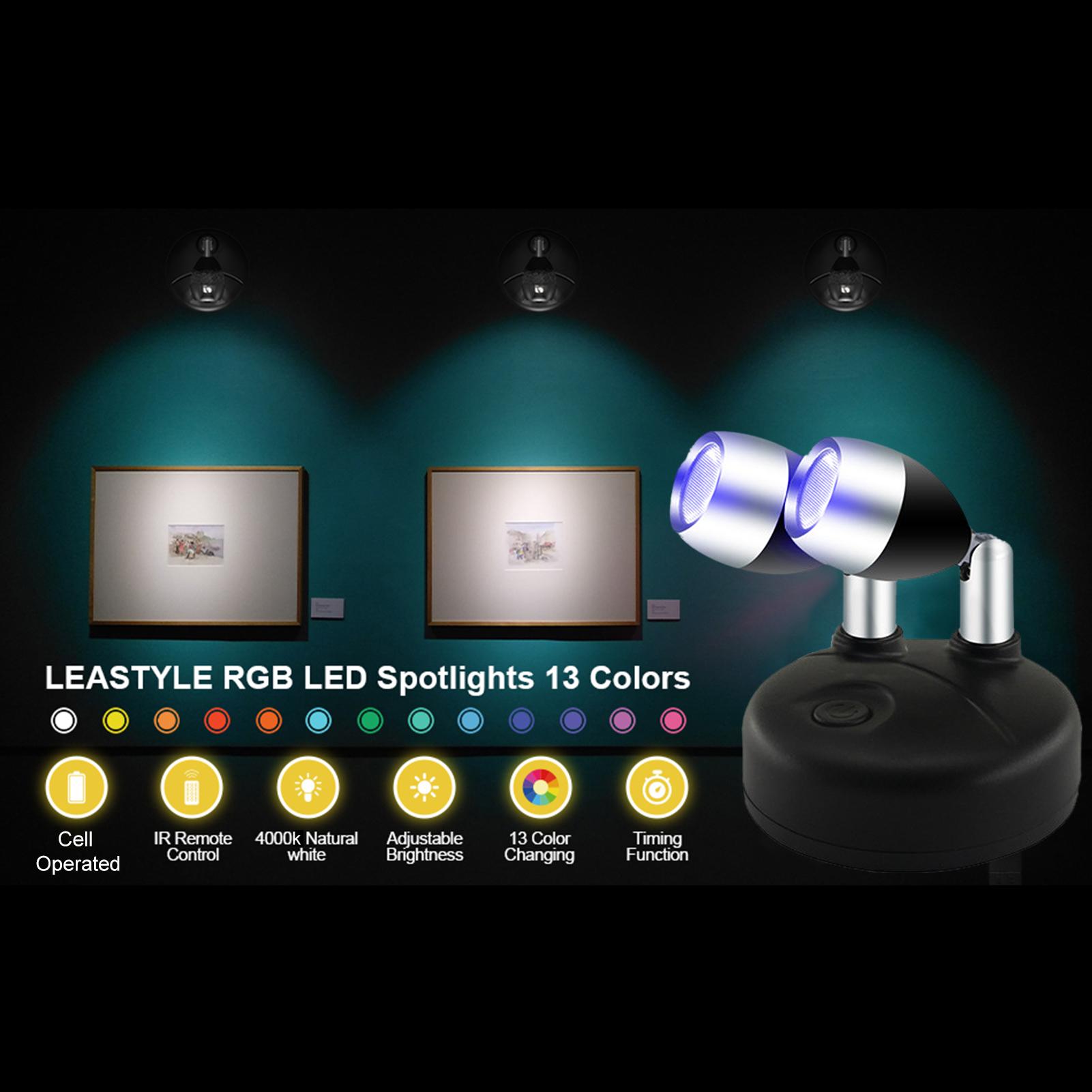 13 цветов Изменение RGB светодиодов Двойные головки под шкафом Лампа 2 шт с яркостью контроллера 2 *
13 цветов Изменение RGB светодиодов Двойные головки под шкафом Лампа 2 шт с яркостью контроллера 2 *