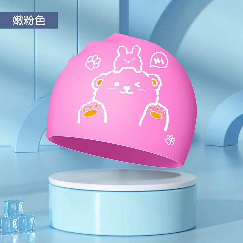 Kids Swim Cap High Elastic Waterproof Silicone Breathable Lightweight Cartoon Pattern for Pool Swimming Boys Girls Comfort Fit
Kids Swim Cap High Elastic Waterproof Silicone Breathable Lightweight Cartoon Pattern for Pool Swimming Boys Girls Comfort Fit