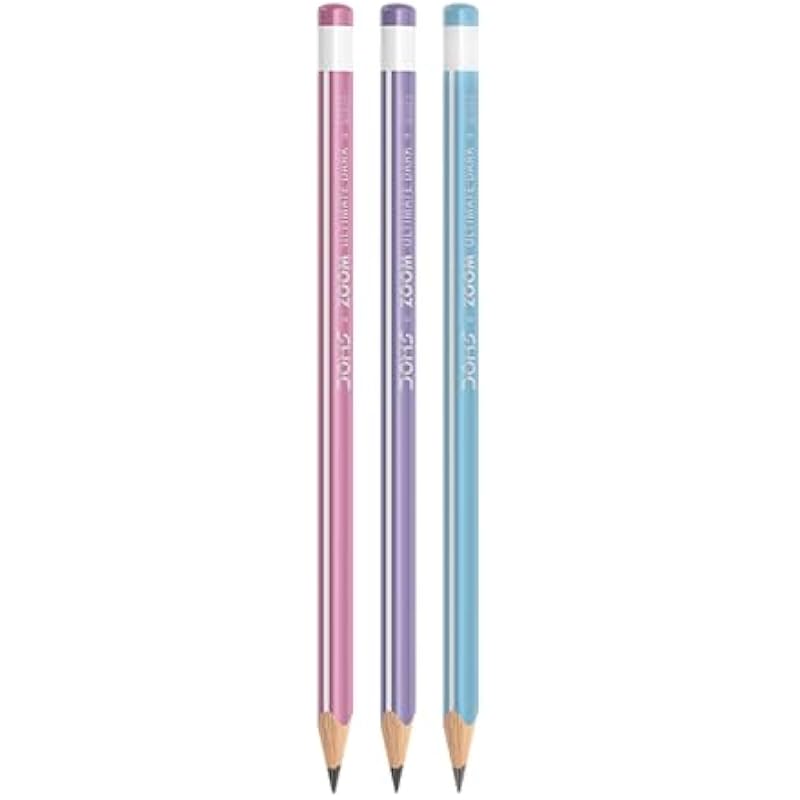 Doms Zoom Ultimate Dark Triangle Pencil | Jar Pack, 30 Pieces | Contains Pencils, Sharpener, Eraser & Scale, Multicolour 0 різнокольоровий
Doms Zoom Ultimate Dark Triangle Pencil | Jar Pack, 30 Pieces | Contains Pencils, Sharpener, Eraser & Scale, Multicolour 0 різнокольоровий