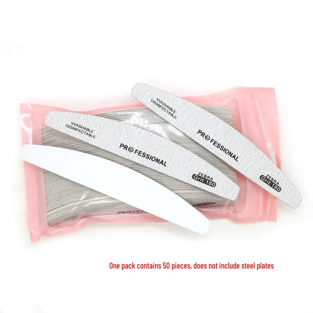Replaceable Sandpaper Nail File with Stainless Steel Core - Tearable Half-Moon Gray
Replaceable Sandpaper Nail File with Stainless Steel Core - Tearable Half-Moon Gray