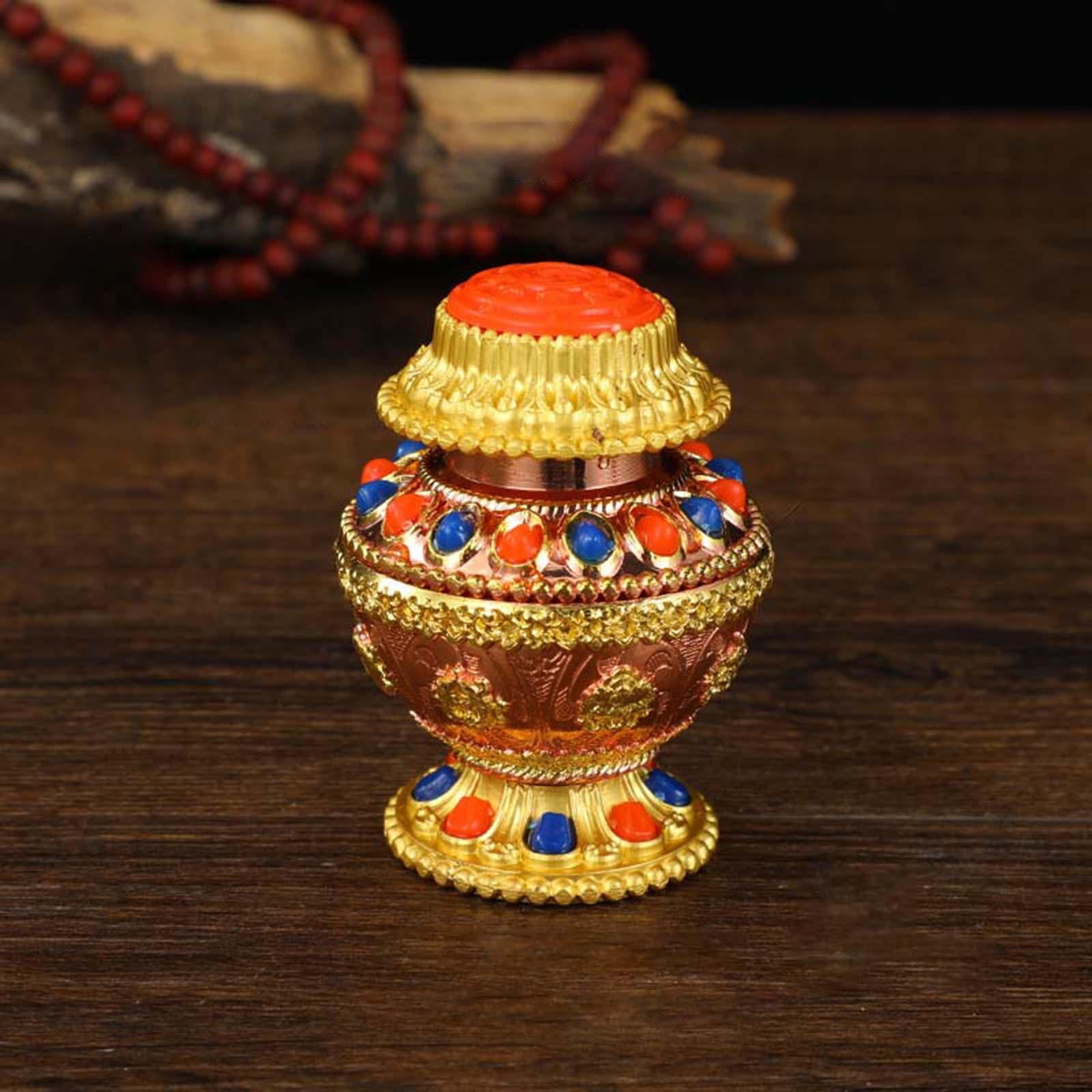 Буддийская бутылка Художественный органайзер Медные коллекционные принадлежности Сокровище для друзей Style C
Буддийская бутылка Художественный органайзер Медные коллекционные принадлежности Сокровище для друзей Style C