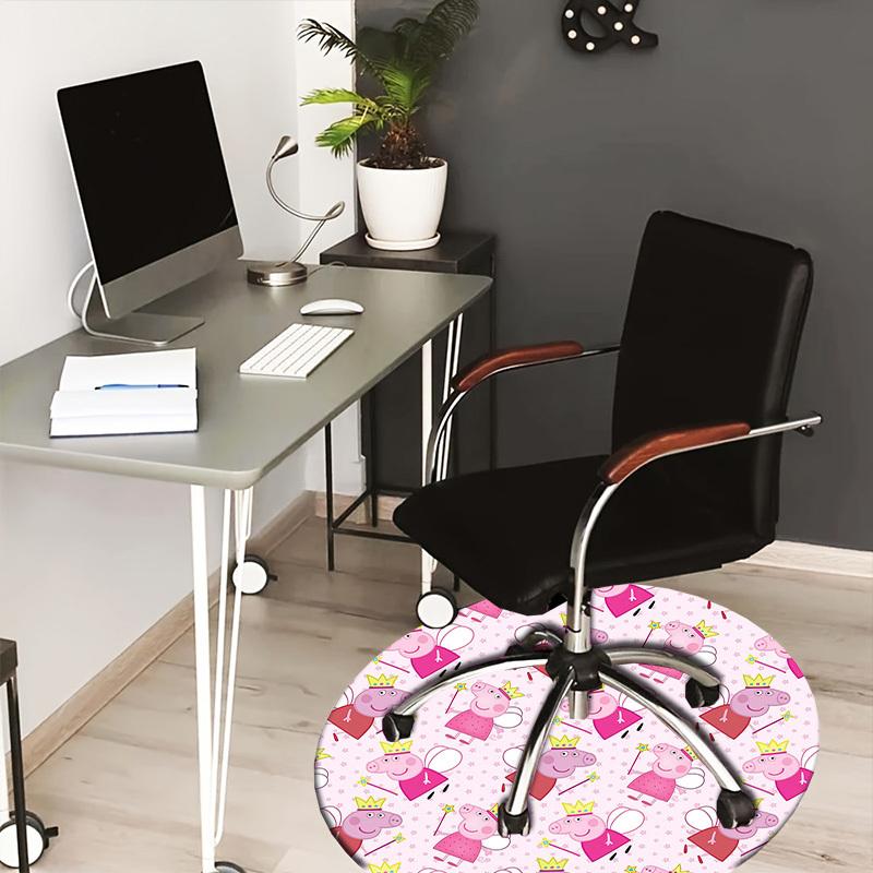 1pc Peppa Pig Fairy Pattern Round carpet, Made of Polyester,Perfect for Decorating Office Chairs, Living Rooms,fplt192 80cm by 80cm
1pc Peppa Pig Fairy Pattern Round carpet, Made of Polyester,Perfect for Decorating Office Chairs, Living Rooms,fplt192 80cm by 80cm