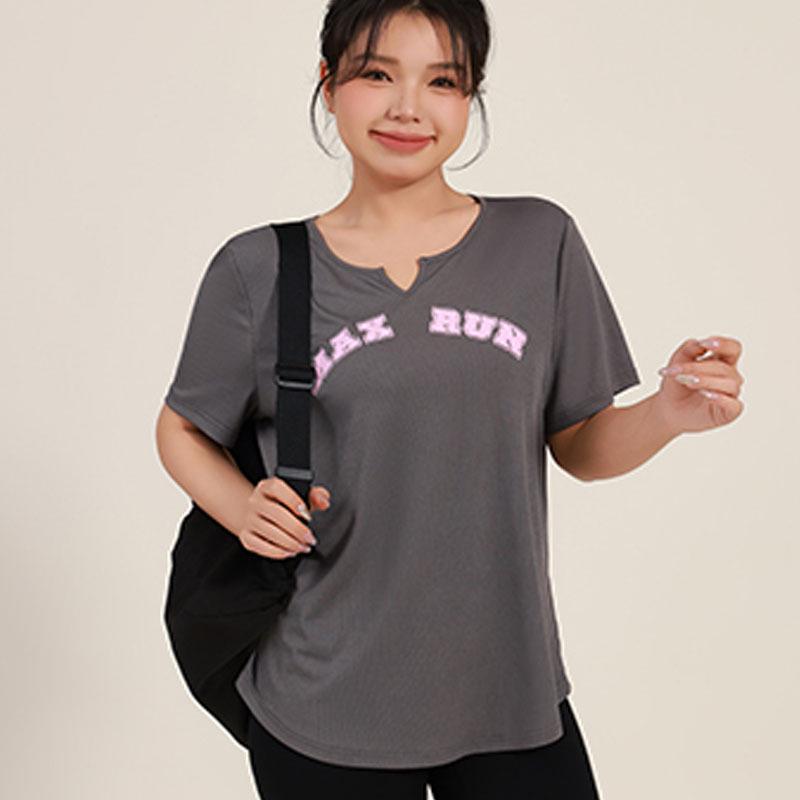 Women s Plus Size Quick-Dry Yoga Top - Short Sleeve, Loose Fit for Spring/Summer L
Women s Plus Size Quick-Dry Yoga Top - Short Sleeve, Loose Fit for Spring/Summer L