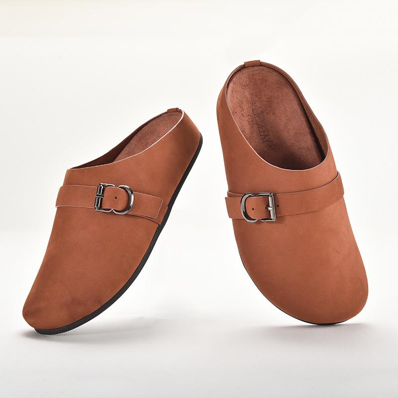 Independent mold opening retro thick-soled bag head slippers new non-slip heightening lazy slippers summer wear women s shoes 39 темно-коричневого кольору
Independent mold opening retro thick-soled bag head slippers new non-slip heightening lazy slippers summer wear women s shoes 39 темно-коричневого кольору