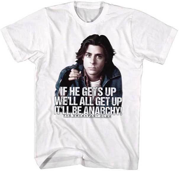 The Breakfast Club It ll Be Anarchy Men s T Shirt Classic Movie S
The Breakfast Club It ll Be Anarchy Men s T Shirt Classic Movie S
