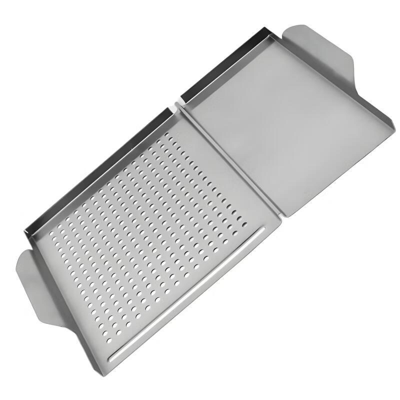 Zhi Shi Stainless Steel 2-in-1 Grill & Roasting Pan
Zhi Shi Stainless Steel 2-in-1 Grill & Roasting Pan