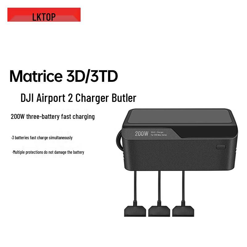 LKTOP 200W 3-Channel Charger for DJI Matrice 3D Series
LKTOP 200W 3-Channel Charger for DJI Matrice 3D Series