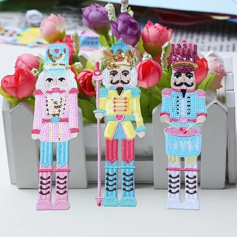 3Pcs Sequin Nutcracker Embroidery Ironing Patch DIY Clothing Backpack Sewing Patch Decoration
3Pcs Sequin Nutcracker Embroidery Ironing Patch DIY Clothing Backpack Sewing Patch Decoration