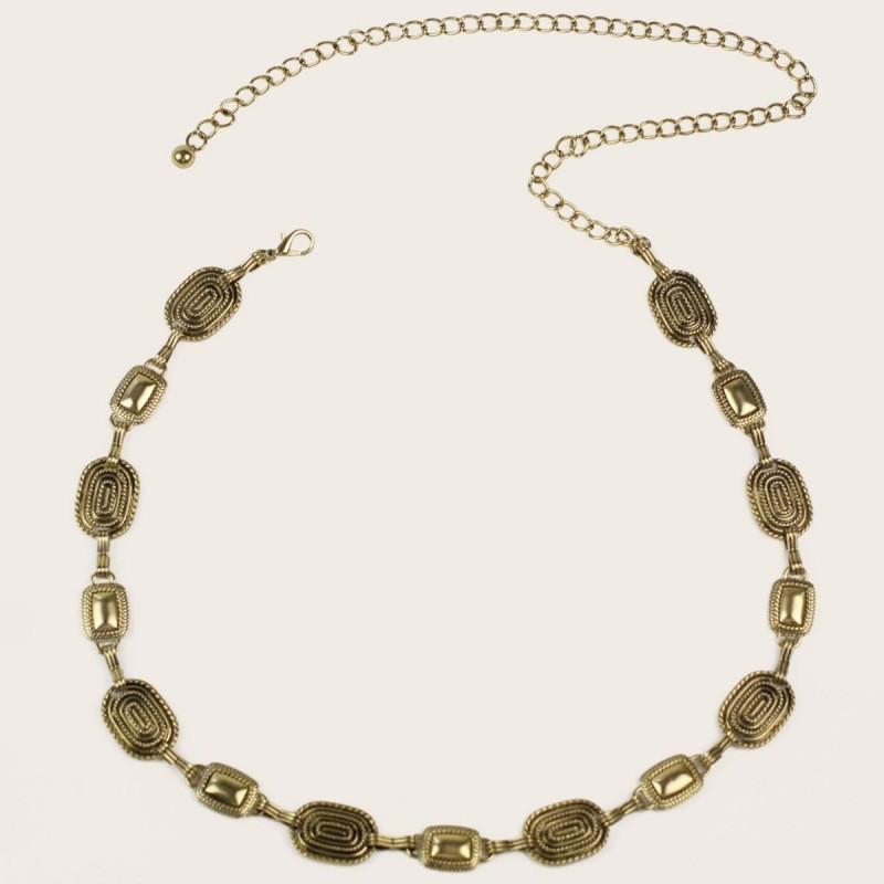 Retro Metal Waist Chain Belt Versatile Accessory For Sweaters And Skirts Common Black Gold
Retro Metal Waist Chain Belt Versatile Accessory For Sweaters And Skirts Common Black Gold