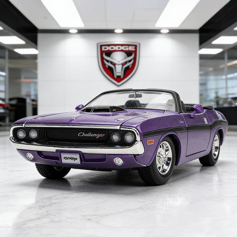1:24 Dodge Challenger R/T Convertib 1970 Alloy Car Diecasts & Toy Vehicles Car Model Miniature Scale Model Car Toy For Children фиолетовый
1:24 Dodge Challenger R/T Convertib 1970 Alloy Car Diecasts & Toy Vehicles Car Model Miniature Scale Model Car Toy For Children фиолетовый