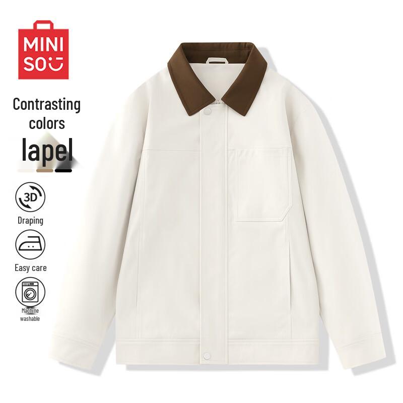 MINISO Men s Retro Colorblock Flight Jacket M
MINISO Men s Retro Colorblock Flight Jacket M