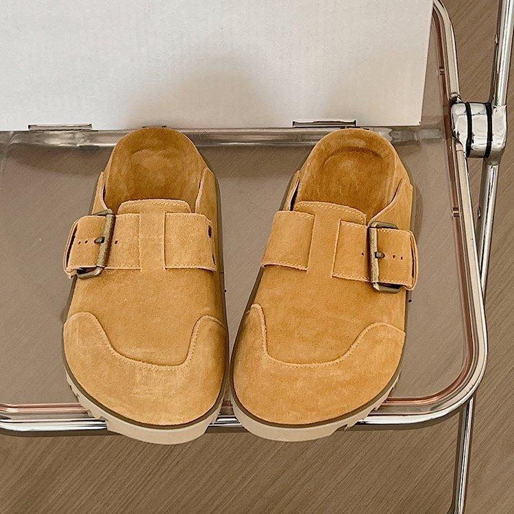 Baotou platform Boken shoes slippers women s spring 2025 new retro outer wear one pedal and half drag Boken shoes 40
Baotou platform Boken shoes slippers women s spring 2025 new retro outer wear one pedal and half drag Boken shoes 40