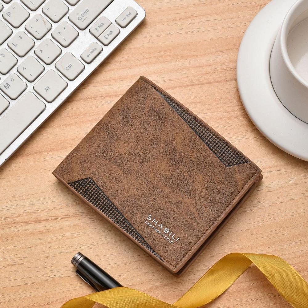 Pu Leather Men s Short Wallet Classic Short Billfold Purse Fashion Coin Pocket Gift хакі
Pu Leather Men s Short Wallet Classic Short Billfold Purse Fashion Coin Pocket Gift хакі