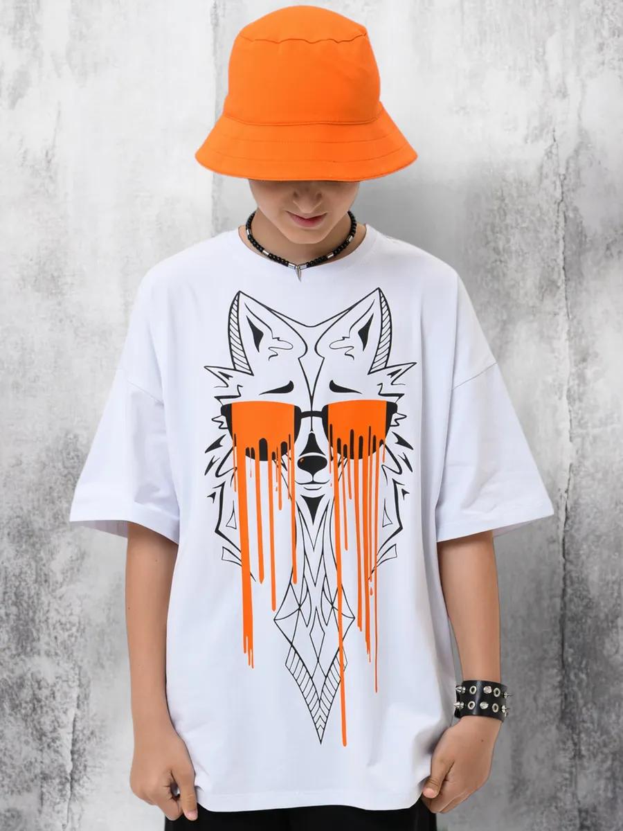 Sporty hip hop loose oversized t-shirt with print 3XL
Sporty hip hop loose oversized t-shirt with print 3XL
