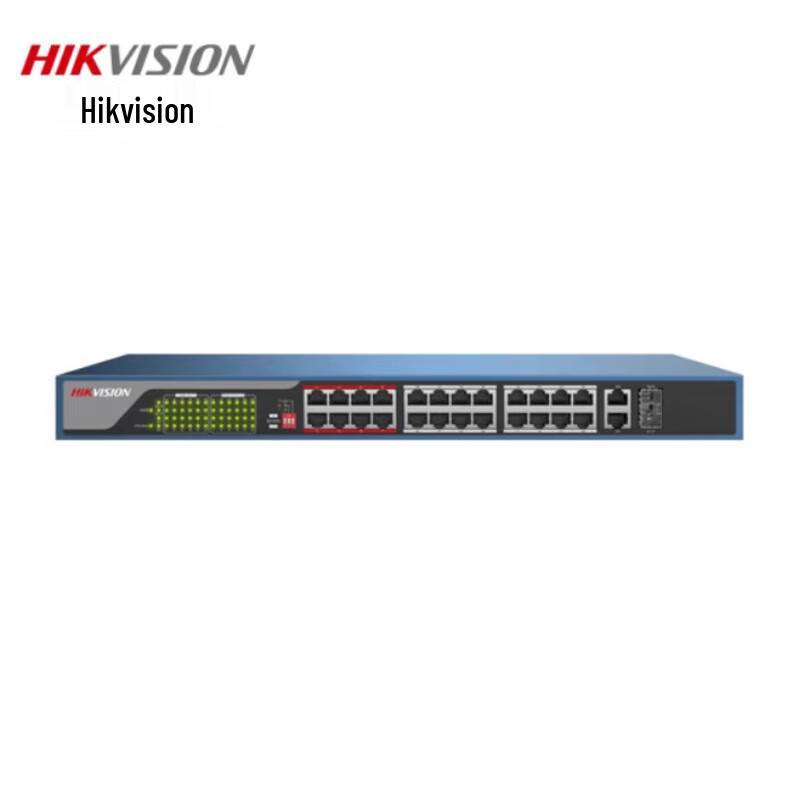 HIKVISION 26-Port PoE Switch with Gigabit Uplink
HIKVISION 26-Port PoE Switch with Gigabit Uplink