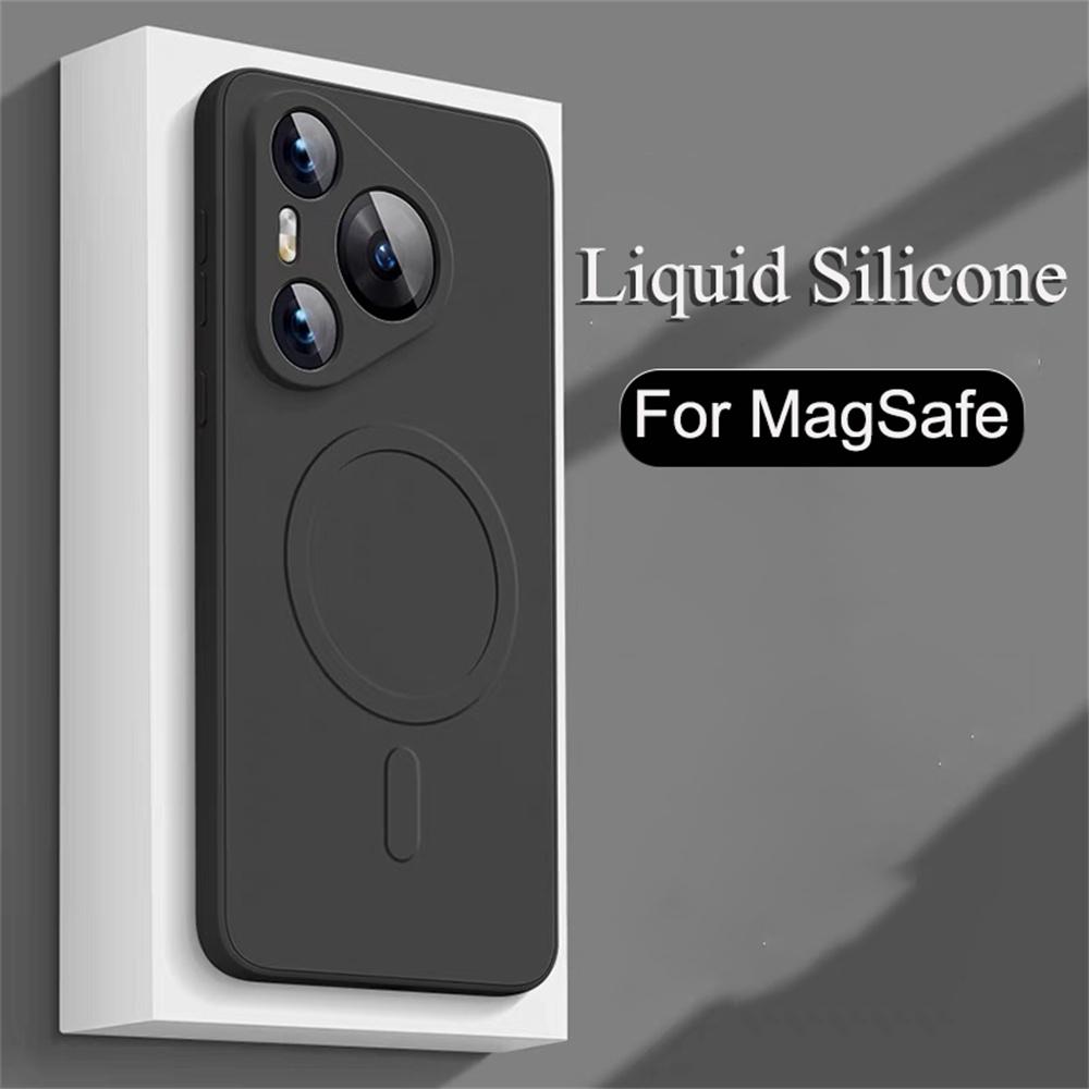 Жидкий силикон для чехла для телефона Magsafe для Huawei P70 P60 P50 Pro Mate 60 50 40, роскошный магнитный чехол для беспроводной зарядки For P70
Жидкий силикон для чехла для телефона Magsafe для Huawei P70 P60 P50 Pro Mate 60 50 40, роскошный магнитный чехол для беспроводной зарядки For P70