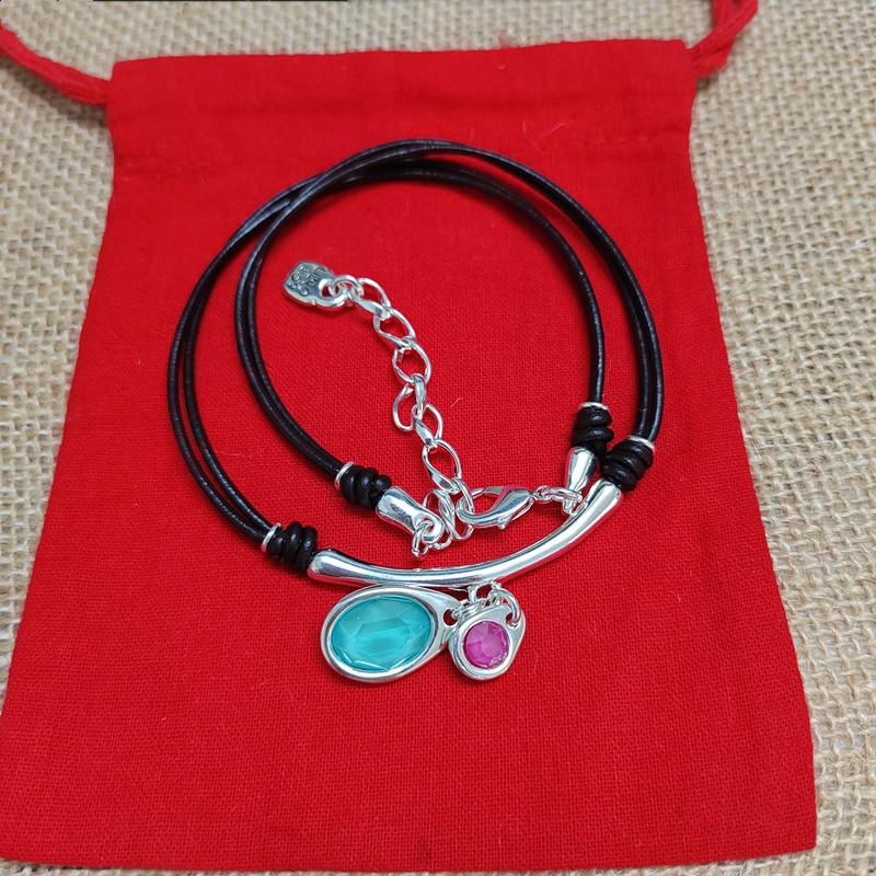 Кожаная веревка кристалл ожерелье ювелирные изделия для девушки подарок
Кожаная веревка кристалл ожерелье ювелирные изделия для девушки подарок