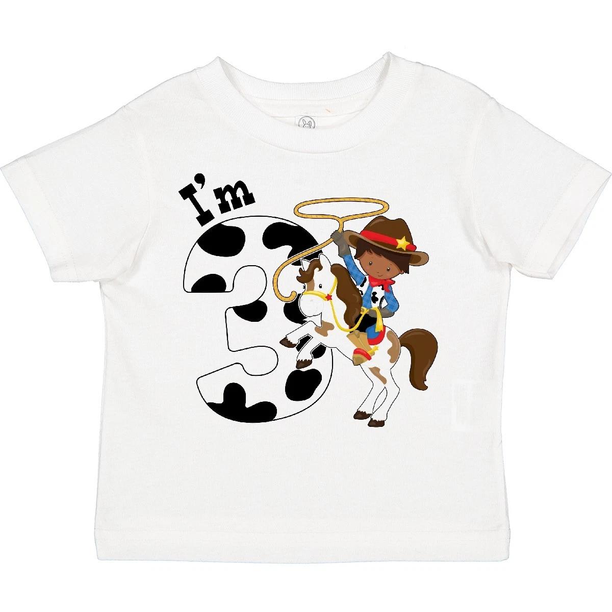 Inktastic I m Three-cowboy Riding Horse Birthday Toddler kids boys T-Shirt Birthdays Third 100
Inktastic I m Three-cowboy Riding Horse Birthday Toddler kids boys T-Shirt Birthdays Third 100