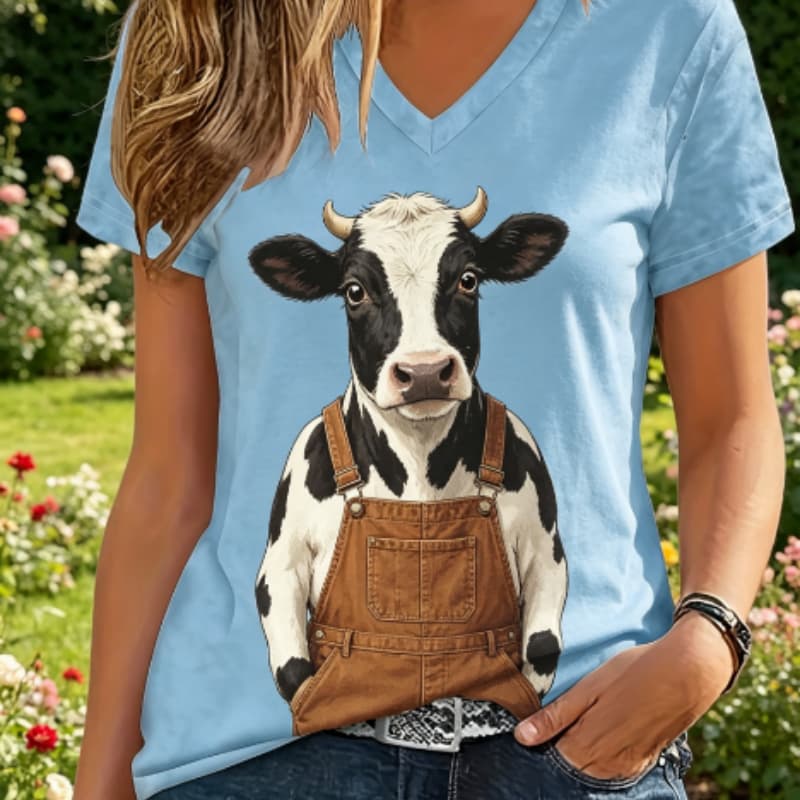 Ladies Casual Short Sleeve V Neck T-Shirt XL
Ladies Casual Short Sleeve V Neck T-Shirt XL