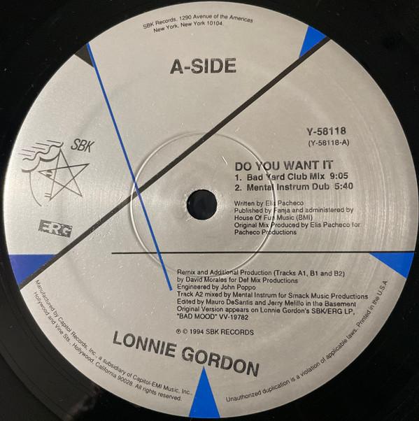 12inch Record LONNIE GORDON - Do You Want It Y58118 SBK Records 1994 US Dance & Electronica Used
12inch Record LONNIE GORDON - Do You Want It Y58118 SBK Records 1994 US Dance & Electronica Used
