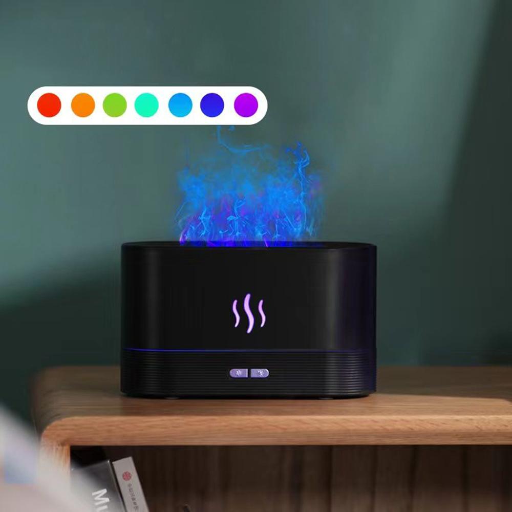DQ701A 7-Color Aroma Diffuser Humidifier Desktop Simulation Flame Humidifier Fog Maker Black
DQ701A 7-Color Aroma Diffuser Humidifier Desktop Simulation Flame Humidifier Fog Maker Black