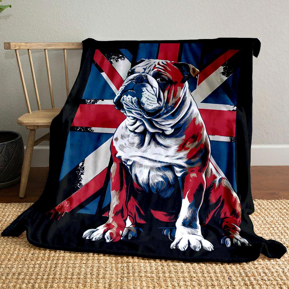 British Bulldog Union Jack Blanket bedroom Blanket for Livingroom Couch lunch break Soft throw for Friend s festival Gift 80cm x 120cm
British Bulldog Union Jack Blanket bedroom Blanket for Livingroom Couch lunch break Soft throw for Friend s festival Gift 80cm x 120cm