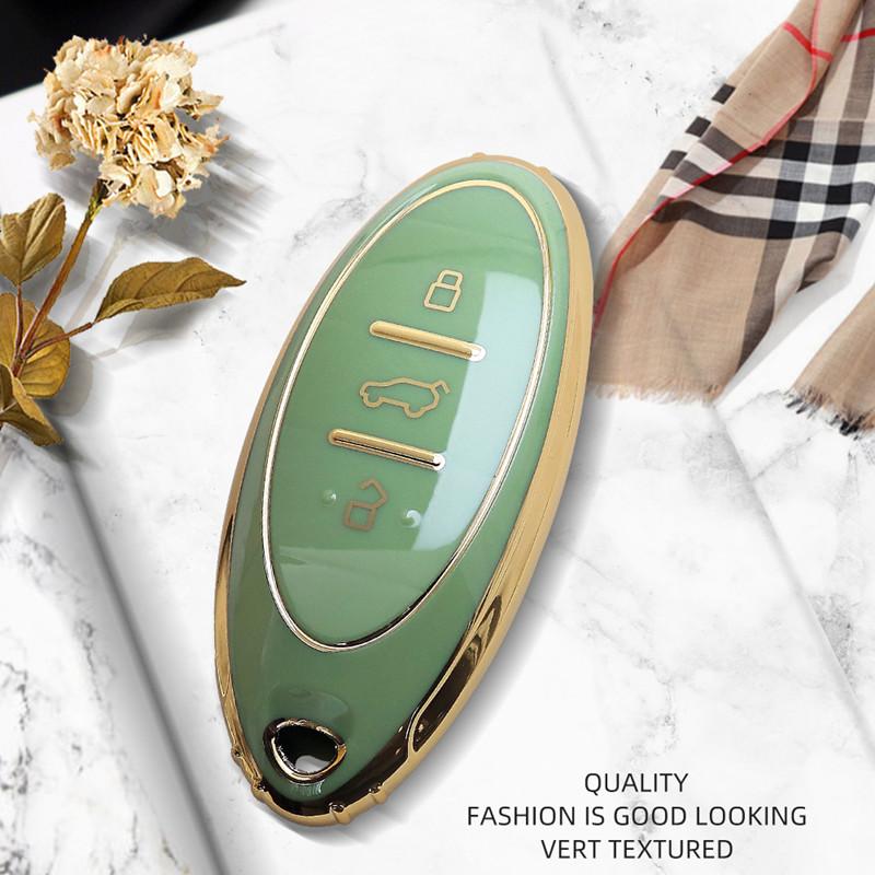 Роскошный чехол для дистанционного ключа с 3 кнопками и золотым краем, полное покрытие для FAW Besturn T33 T77 T99 B70 T55, брелок для авто C Only Key Case
Роскошный чехол для дистанционного ключа с 3 кнопками и золотым краем, полное покрытие для FAW Besturn T33 T77 T99 B70 T55, брелок для авто C Only Key Case