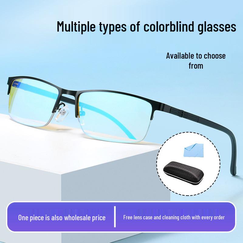 Unisex Color Blindness Glasses for Red-Green Deficiency: Styles for Color Correction & Enhanced Color Identification. Red-Green Color Blindness/Weakness Lenses
Unisex Color Blindness Glasses for Red-Green Deficiency: Styles for Color Correction & Enhanced Color Identification. Red-Green Color Blindness/Weakness Lenses