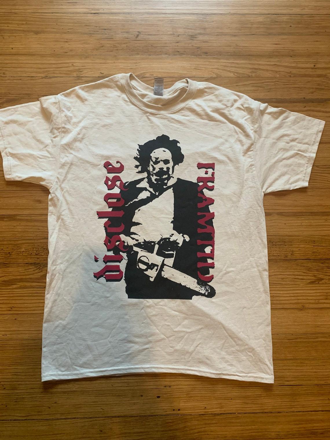 Disclose/Framt wbr/ id Chainsaw Split Double PrinT Shirt Mens Womens Tees Top UNISEX Shirt 3XL
Disclose/Framt wbr/ id Chainsaw Split Double PrinT Shirt Mens Womens Tees Top UNISEX Shirt 3XL