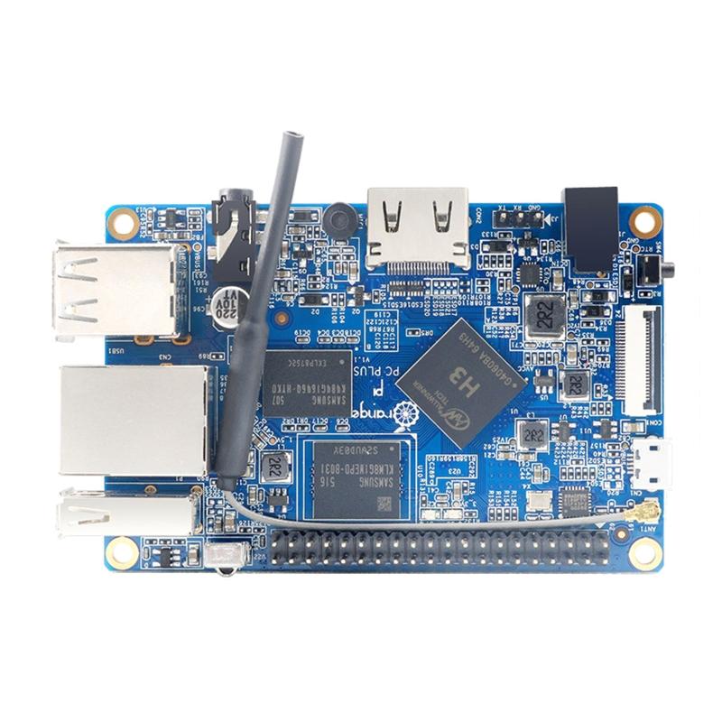 Orange Pi PC Plus 8G EMMC з WIFI, AllWinner SoC, бортовий комп’ютер з відкритим вихідним кодом, ОС 4.4/ Ubuntu/ ebian
Orange Pi PC Plus 8G EMMC з WIFI, AllWinner SoC, бортовий комп’ютер з відкритим вихідним кодом, ОС 4.4/ Ubuntu/ ebian
