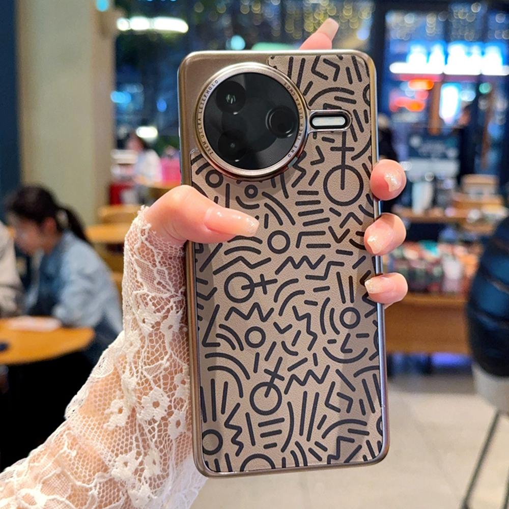 For Xiaomi Redmi K80 5G/Poco F7 Pro 5G Case Creative Doodle Leather Electroplated Phone Back Cover Silver
For Xiaomi Redmi K80 5G/Poco F7 Pro 5G Case Creative Doodle Leather Electroplated Phone Back Cover Silver