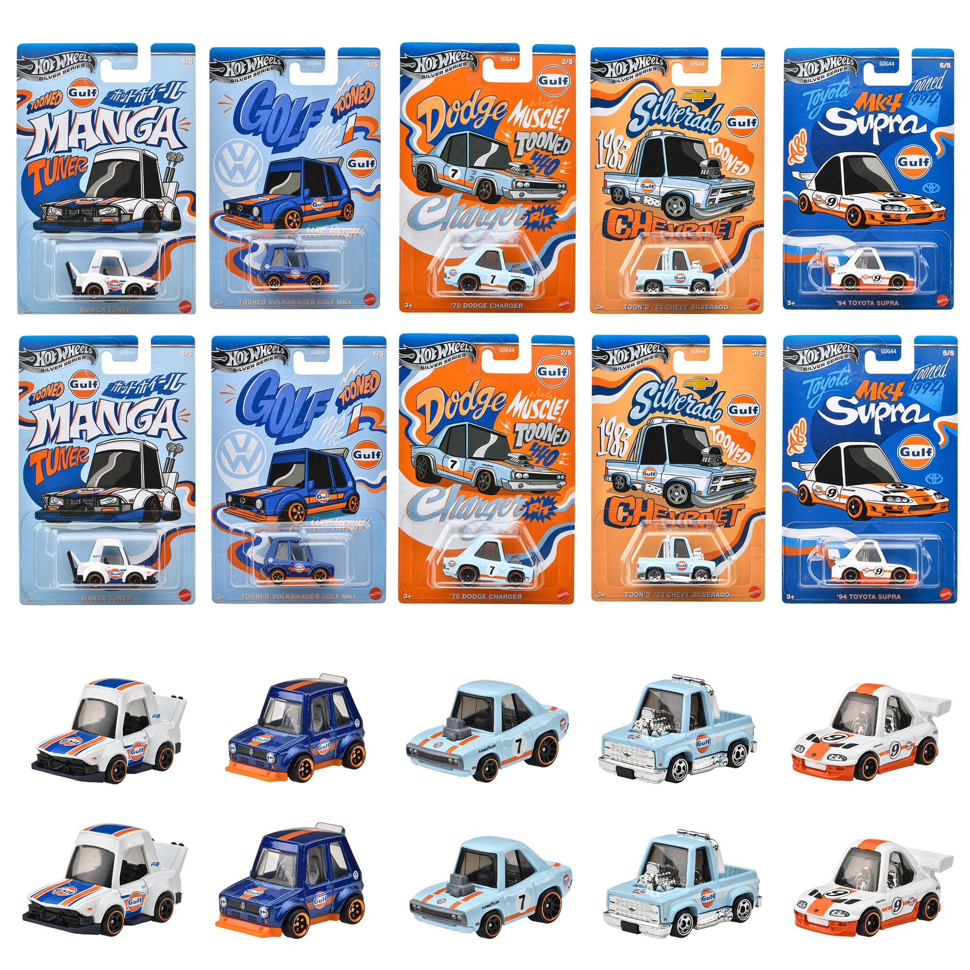 Hot Wheels Theme Автомобильный Ассортимент - Noppo Gulf Racing Коробка из 10 Машинок Игрушечная Мини Машинка От 3 Лет И Больше Многофункциональный 987L-GDG44
Hot Wheels Theme Автомобильный Ассортимент - Noppo Gulf Racing Коробка из 10 Машинок Игрушечная Мини Машинка От 3 Лет И Больше Многофункциональный 987L-GDG44