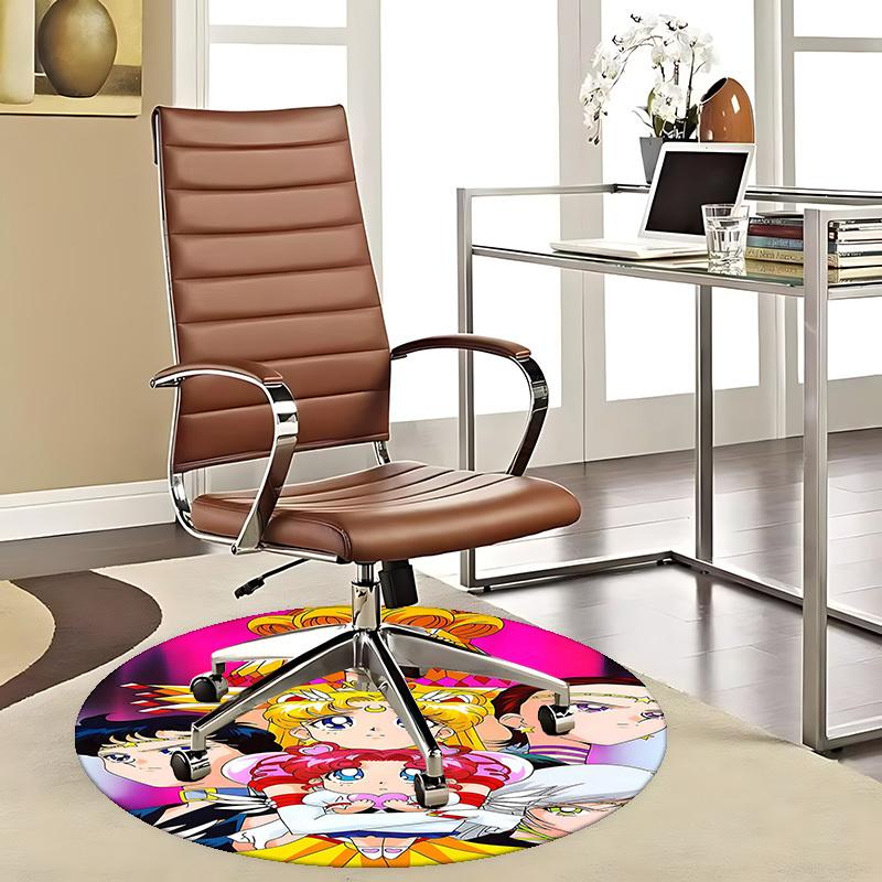 1pc Anime Cartoon Design Sailor Moon Round Carpet Office Chair Mat, NonSlip Rug for Home Decor, Living Room, Bedroom 80cm
1pc Anime Cartoon Design Sailor Moon Round Carpet Office Chair Mat, NonSlip Rug for Home Decor, Living Room, Bedroom 80cm