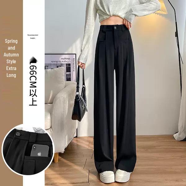Women s High-Waist Black Suit Pants - Spring 2026: Slimming, Loose Straight-Leg, Wide-Leg Casual Style With Drape Feel XL
Women s High-Waist Black Suit Pants - Spring 2026: Slimming, Loose Straight-Leg, Wide-Leg Casual Style With Drape Feel XL
