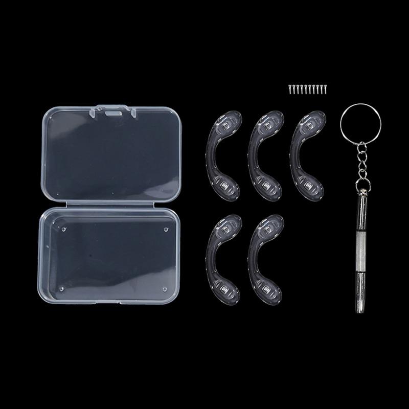 5/8Pcs U-shape Silicone Eyeglass Nose Pads Comfort Fit Glasses Frame Accessories Anti-Slip Nose Pads For Sports & Daily Wear
5/8Pcs U-shape Silicone Eyeglass Nose Pads Comfort Fit Glasses Frame Accessories Anti-Slip Nose Pads For Sports & Daily Wear