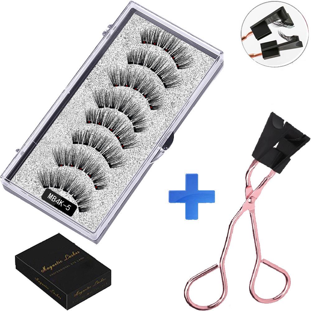 Two Pairs of Magnetic False Eyelashes with Curler - No Glue Needed, European & American Thick Style.
Two Pairs of Magnetic False Eyelashes with Curler - No Glue Needed, European & American Thick Style.